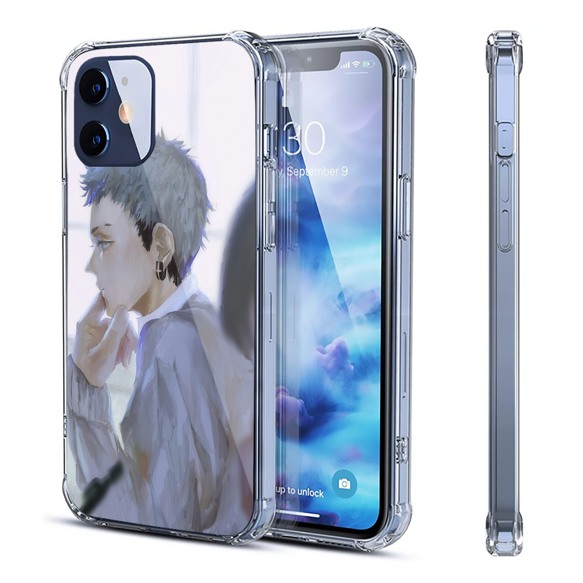 （画像用） 東京リベンジャーズ Tokyo Revengers 【iPhone 12シリーズ対応】透明スマホケース（クリアソフトケース）